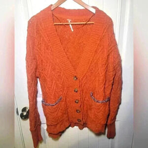 Free people Oversize knitted Cardigan size, extra small.
